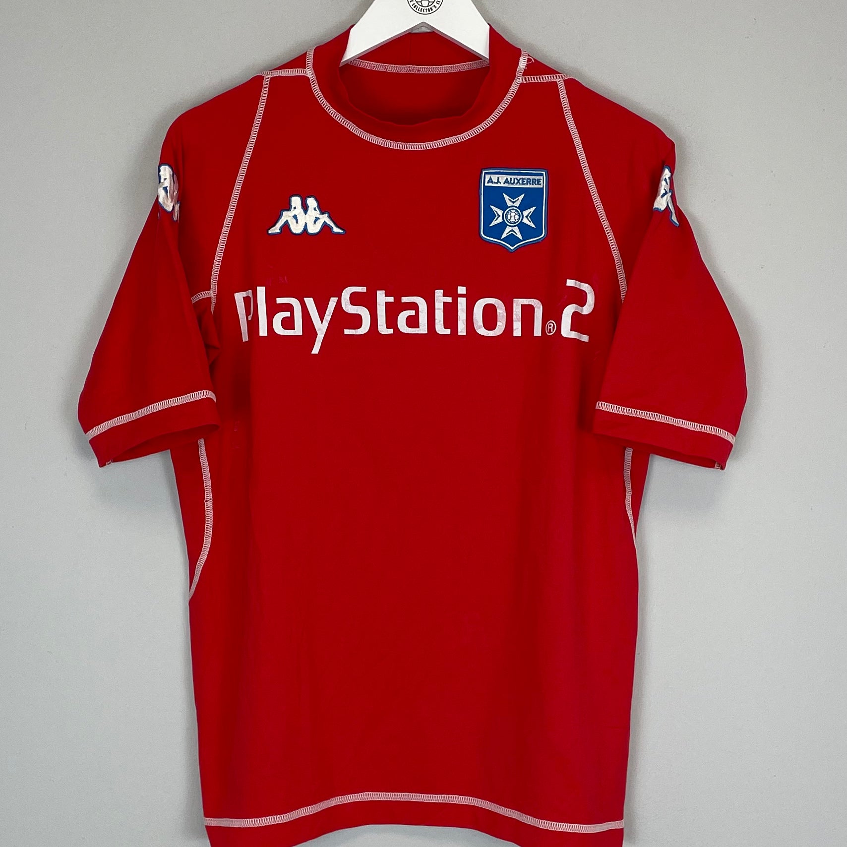 Shop 2003 AUXERRE THIRD SHIRT (L) KAPPA, classic football shirts, vintage football shirts & retro soccer jerseys at Cult Kits
