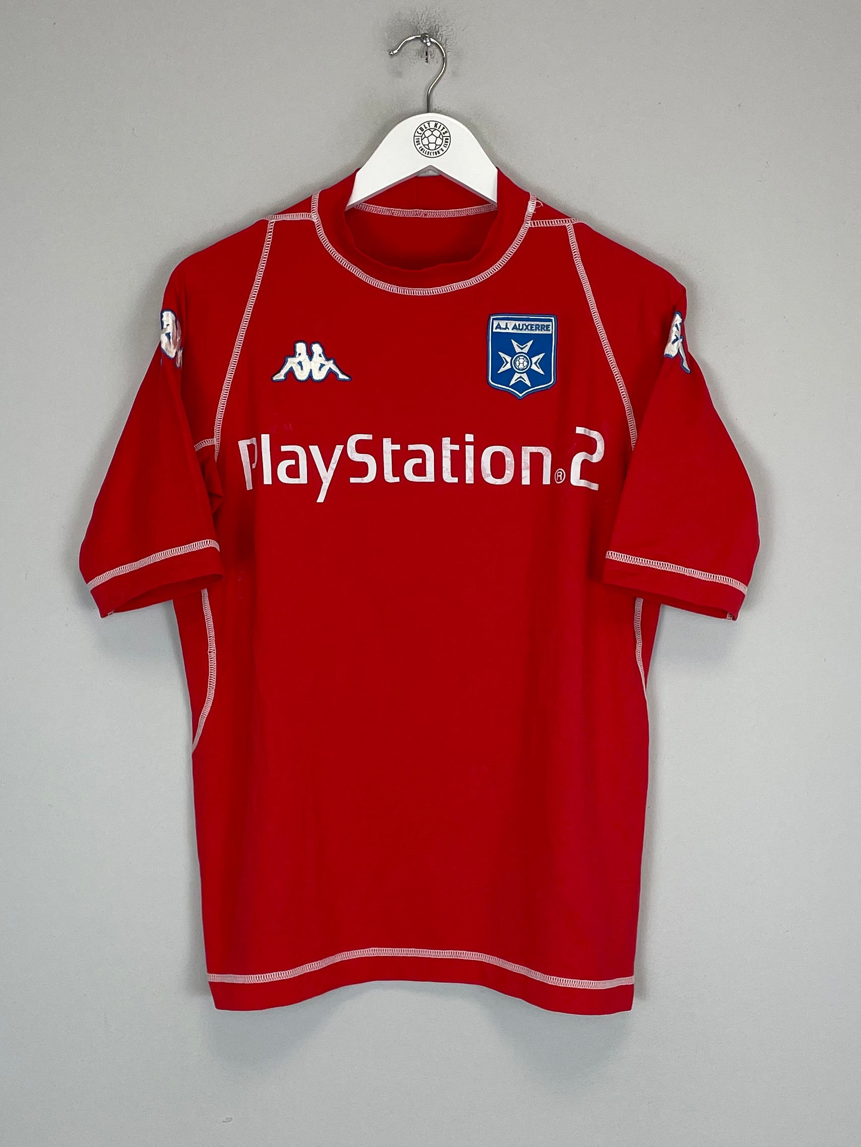 Shop 2003 AUXERRE THIRD SHIRT (L) KAPPA, classic football shirts, vintage football shirts & retro soccer jerseys at Cult Kits