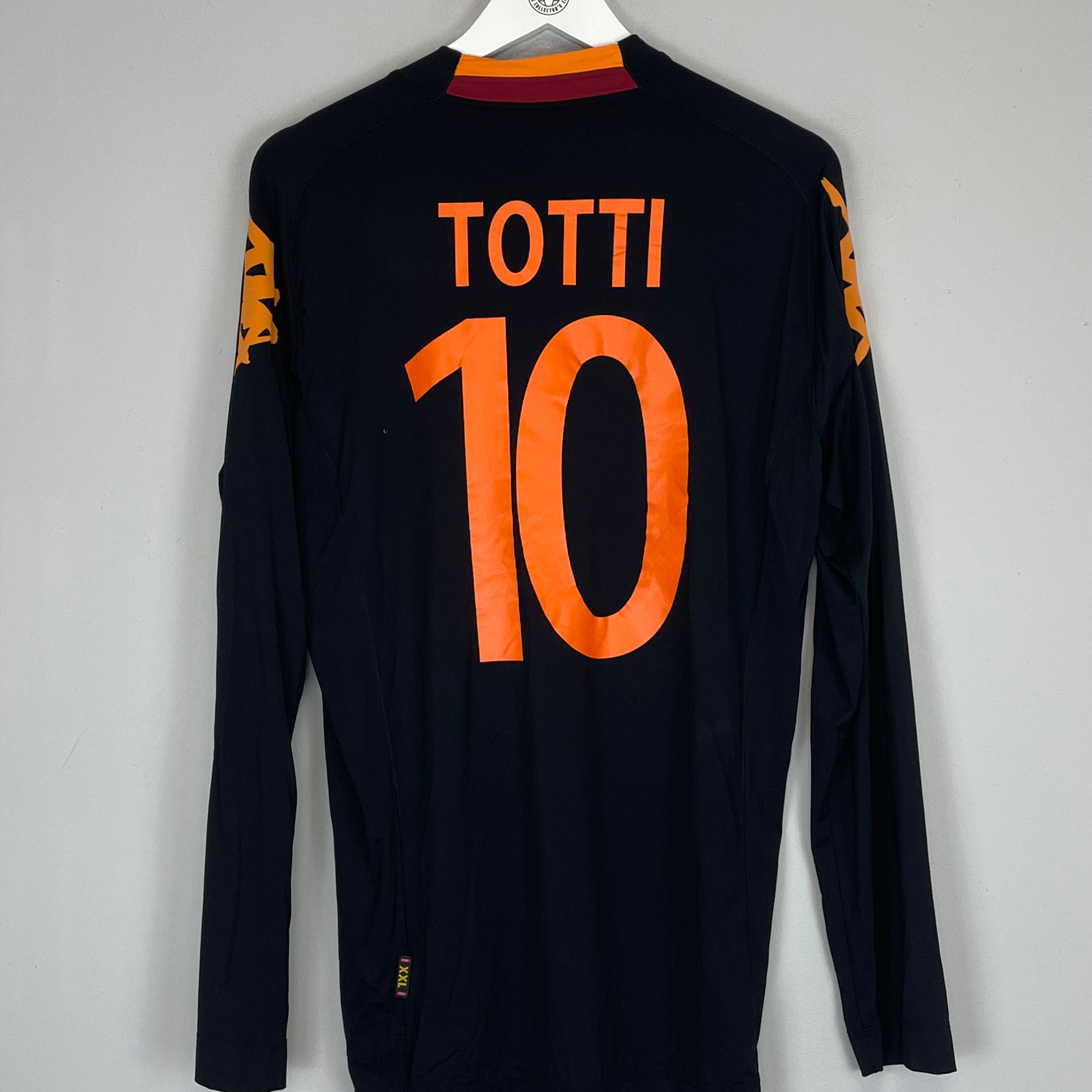 Shop 2012/13 ROMA TOTTI #10 L/S THIRD SHIRT (XXL) KAPPA, classic football shirts, vintage football shirts & retro soccer jerseys at Cult Kits
