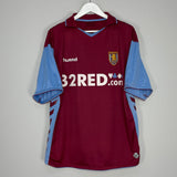 2006/07 ASTON VILLA PETROV #11 HOME SHIRT (M) HUMMEL