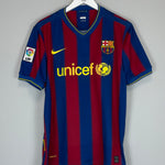 Shop 2009/10 BARCELONA MESSI #10 HOME SHIRT (L) NIKE, classic football shirts, vintage football shirts & retro soccer jerseys at Cult Kits