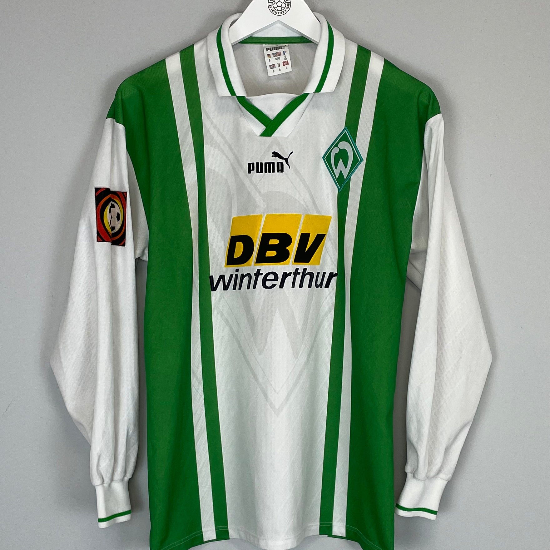 Shop 1996/97 WERDER BREMEN L/S HOME SHIRT (S) PUMA, classic football shirts, vintage football shirts & retro soccer jerseys at Cult Kits
