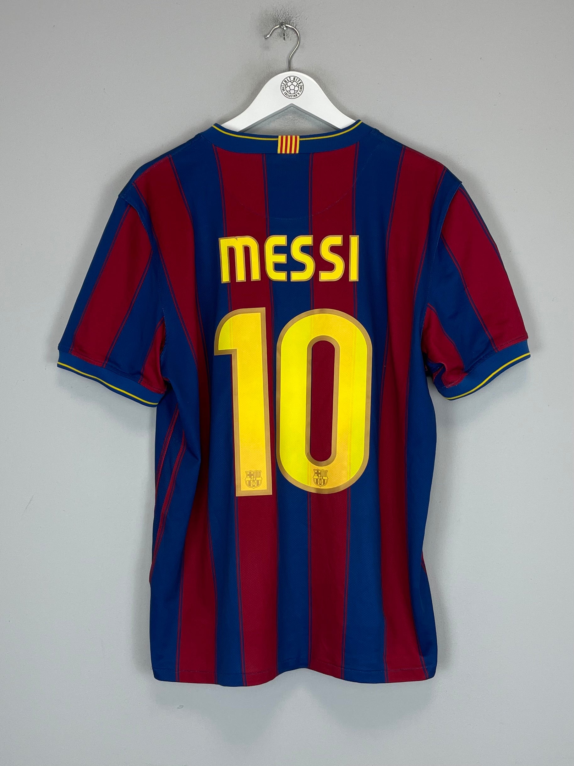 Shop 2009/10 BARCELONA MESSI #10 HOME SHIRT (L) NIKE, classic football shirts, vintage football shirts & retro soccer jerseys at Cult Kits
