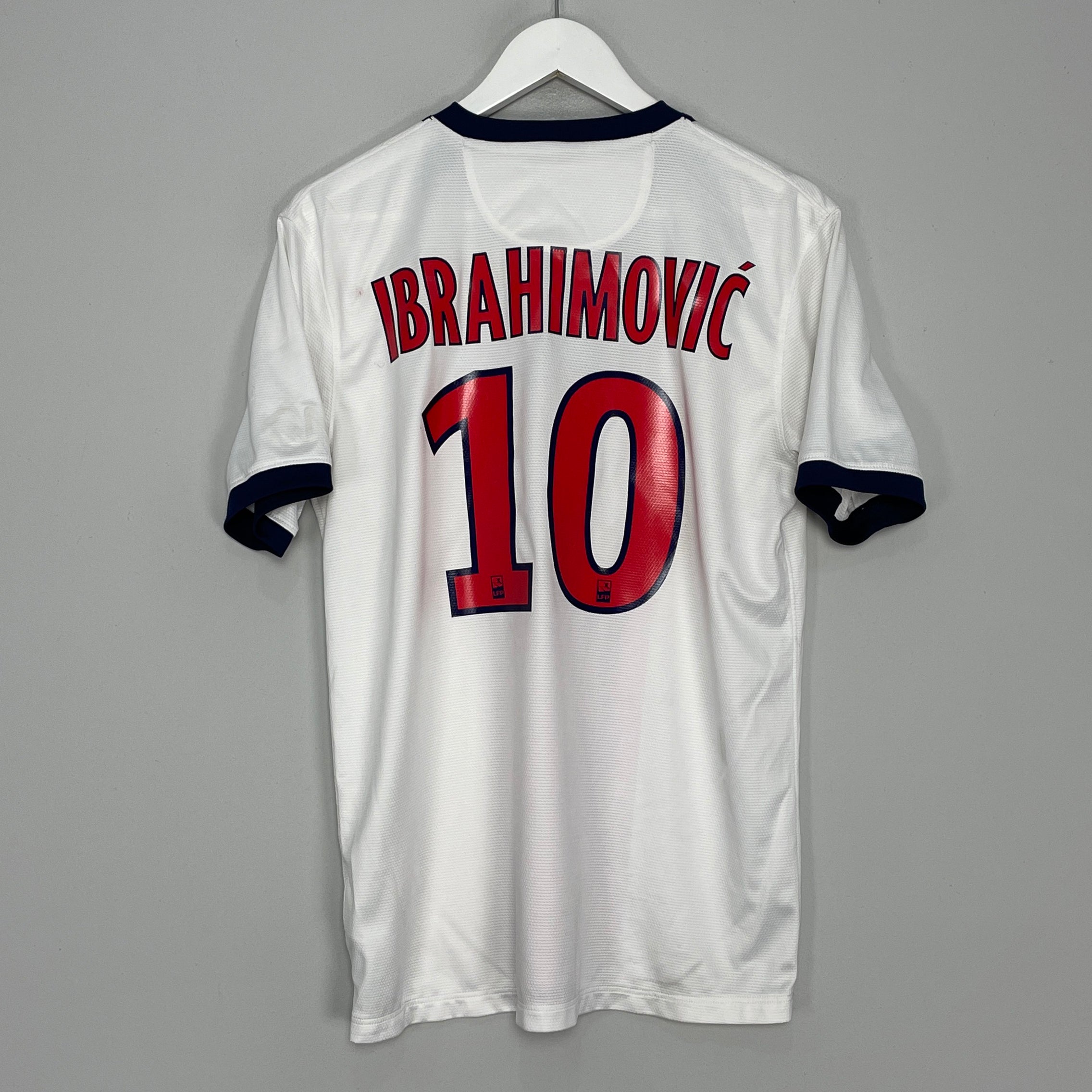 Shop 2013/14 PSG IBRAHIMOVIC #10 AWAY SHIRT (M) NIKE, classic football shirts, vintage football shirts & retro soccer jerseys at Cult Kits
