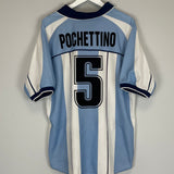 2000/01 ARGENTINA POCHETTINO #5 HOME SHIRT (L) REEBOK
