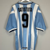 1999/00 ARGENTINA BATISTUTA #9 HOME SHIRT (XXL) REEBOK