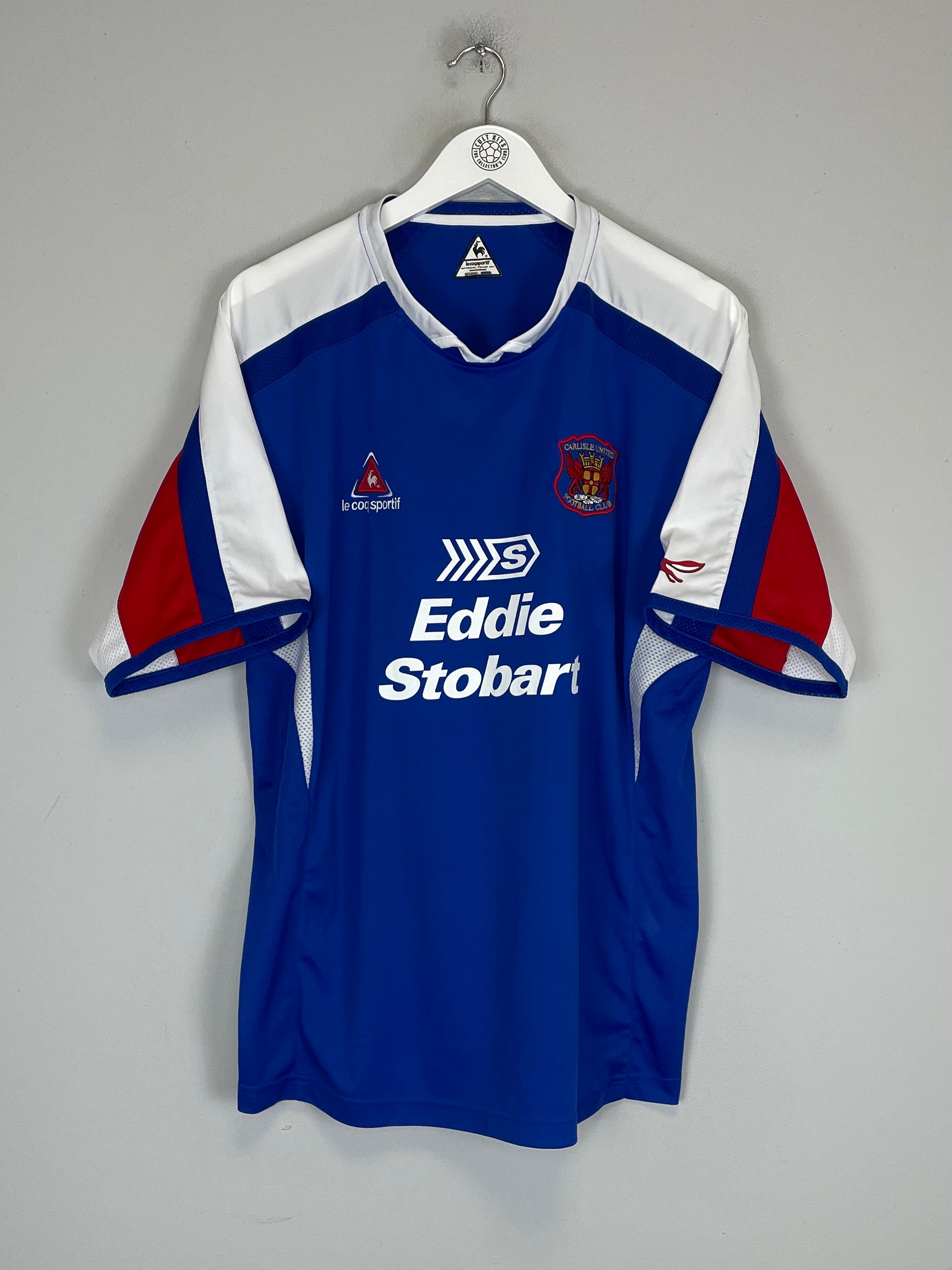 Shop 2005/07 CARLISLE UNITED HOME SHIRT (L) LE COQ, classic football shirts, vintage football shirts & retro soccer jerseys at Cult Kits