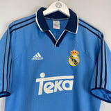 Shop 1999/00 REAL MADRID GUTI #14 THIRD SHIRT (L) ADIDAS, classic football shirts, vintage football shirts & retro soccer jerseys at Cult Kits