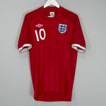 Shop 2010/11 ENGLAND ROONEY #10 AWAY SHIRT (M) UMBRO, classic football shirts, vintage football shirts & retro soccer jerseys at Cult Kits