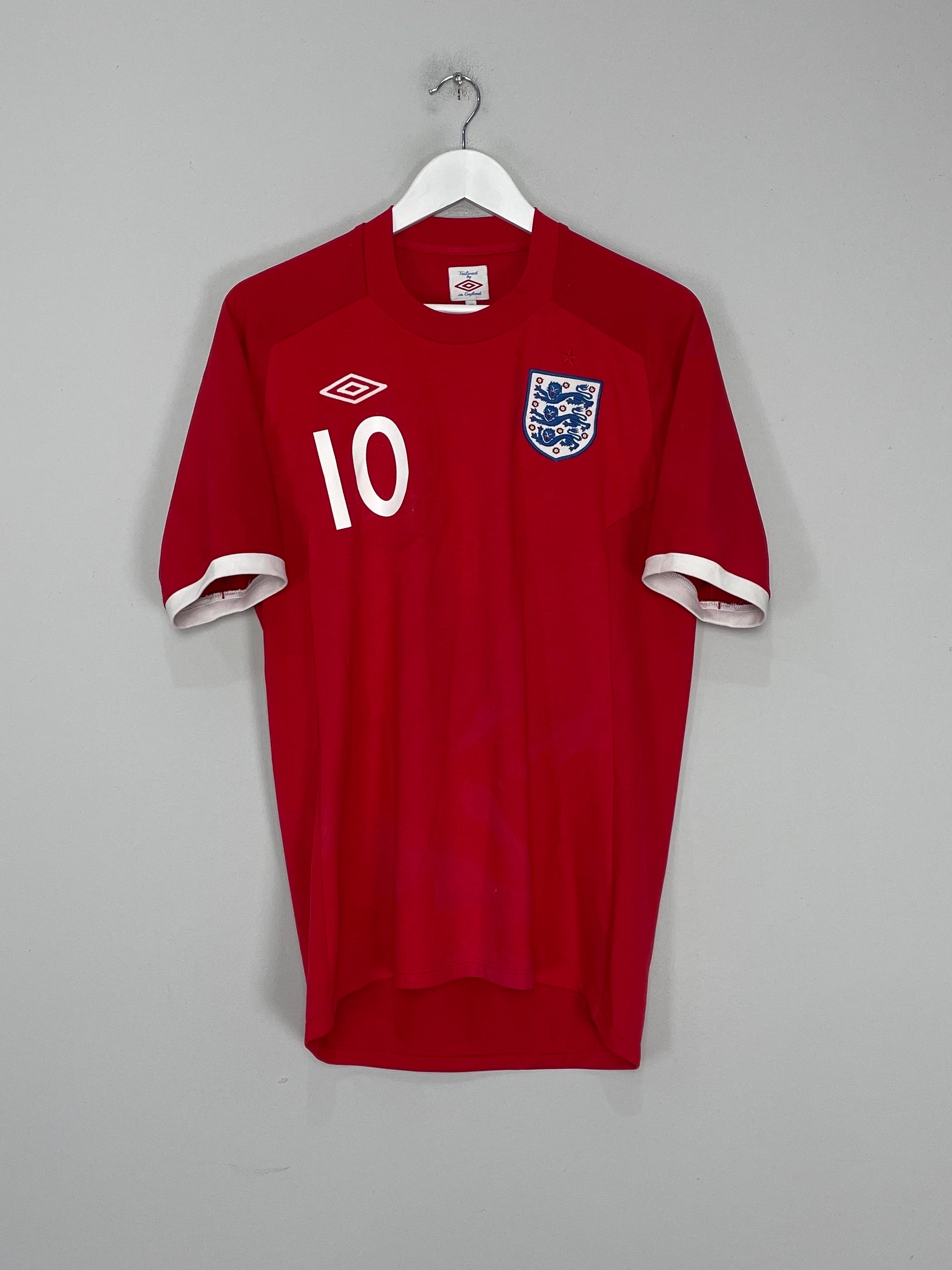 Shop 2010/11 ENGLAND ROONEY #10 AWAY SHIRT (M) UMBRO, classic football shirts, vintage football shirts & retro soccer jerseys at Cult Kits