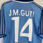 Shop 1999/00 REAL MADRID GUTI #14 THIRD SHIRT (L) ADIDAS, classic football shirts, vintage football shirts & retro soccer jerseys at Cult Kits