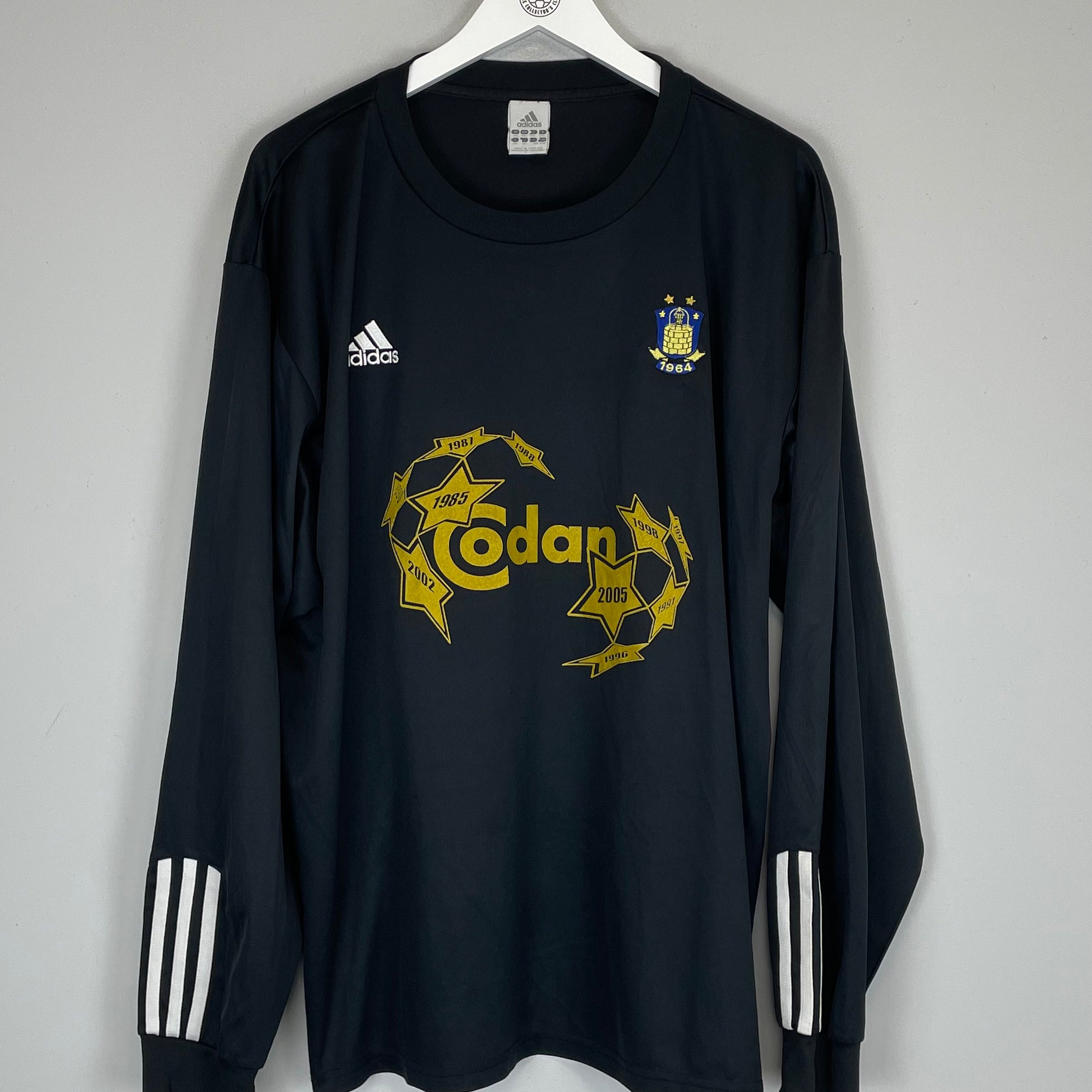 Shop 2005 BRONDBY #10 *SPECIAL* L/S SHIRT (XXL) ADIDAS, classic football shirts, vintage football shirts & retro soccer jerseys at Cult Kits