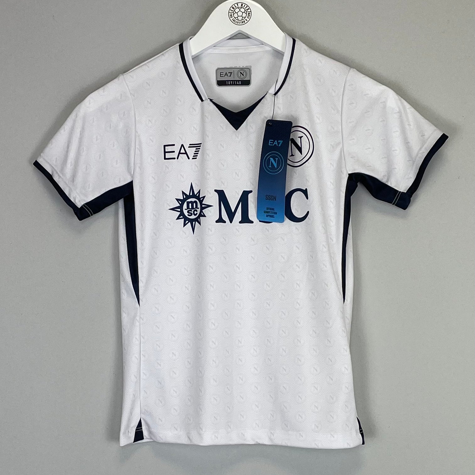 Shop 2024/25 Napoli *BNWT* Stadium Away Shirt (Kids - Multiple Sizes) EA7, classic football shirts, vintage football shirts & retro soccer jerseys at Cult Kits