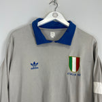 Shop 1982 ITALY L/S #1 GK SHIRT (L) ADIDAS ORIGINALS, classic football shirts, vintage football shirts & retro soccer jerseys at Cult Kits