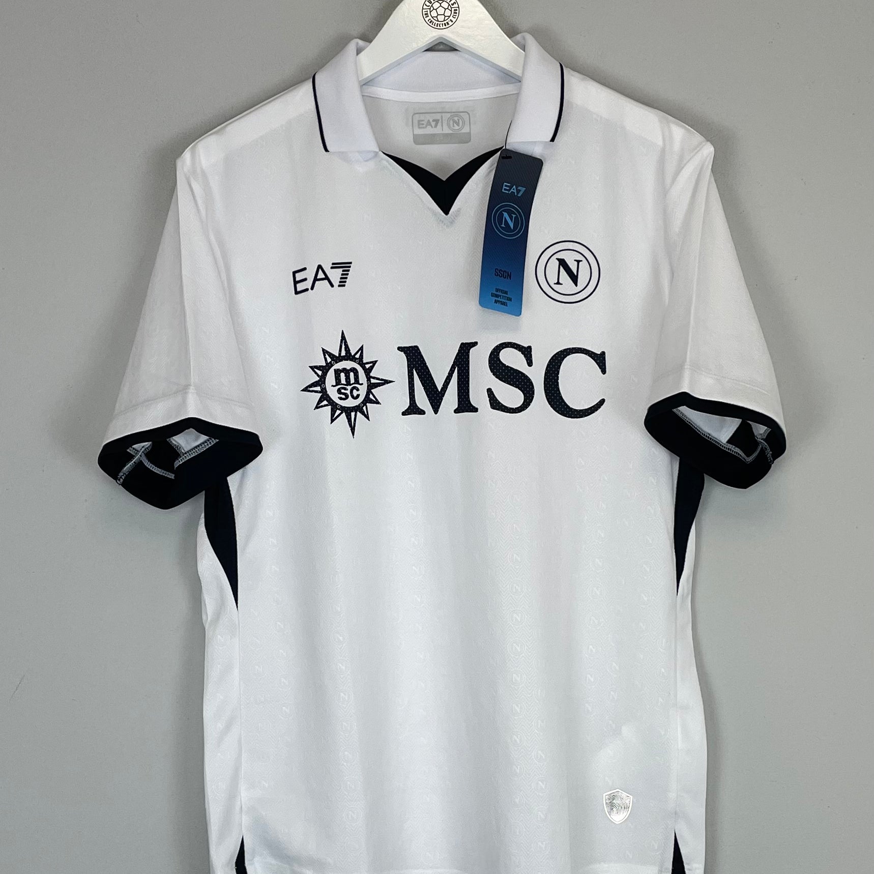 Shop 2024/25 Napoli *BNWT* Authentic Away Shirt (Multiple Sizes) EA7, classic football shirts, vintage football shirts & retro soccer jerseys at Cult Kits