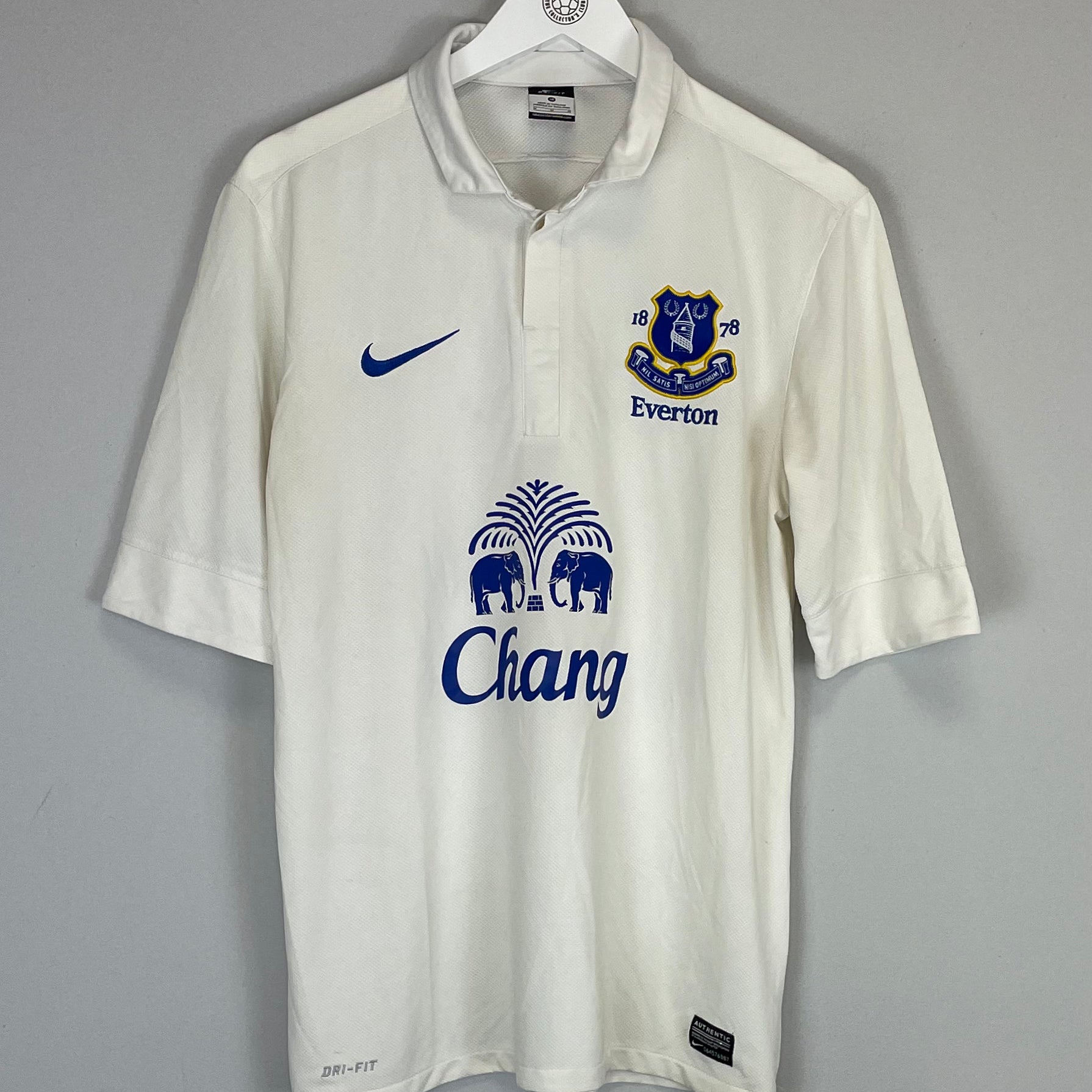 Shop 2012/13 EVERTON THIRD SHIRT (M) NIKE, classic football shirts, vintage football shirts & retro soccer jerseys at Cult Kits
