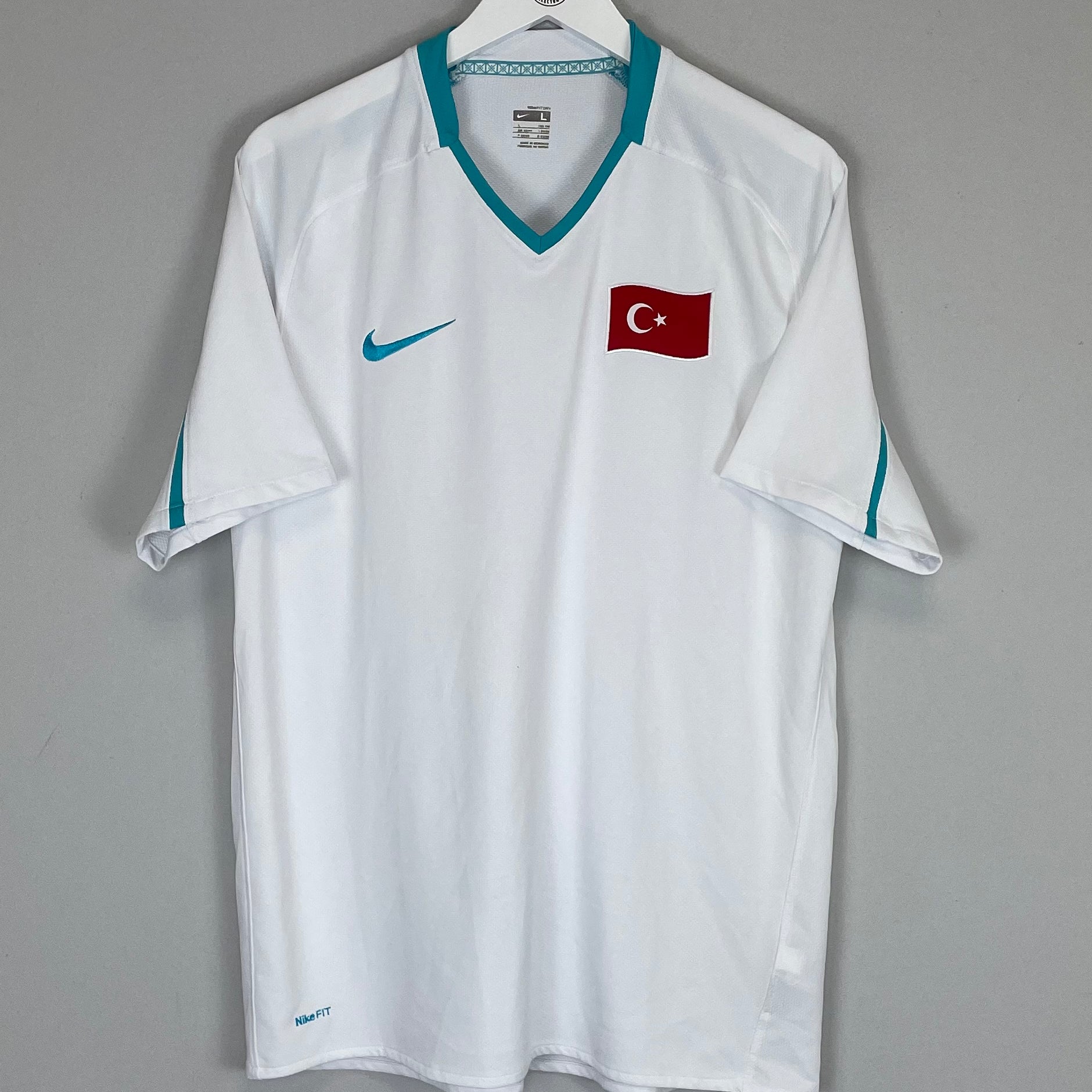 Shop 2008/09 TURKEY AWAY SHIRT (L) NIKE, classic football shirts, vintage football shirts & retro soccer jerseys at Cult Kits
