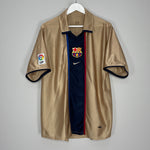 Shop 2001/03 BARCELONA XAVI #6 AWAY SHIRT (XL) NIKE, classic football shirts, vintage football shirts & retro soccer jerseys at Cult Kits
