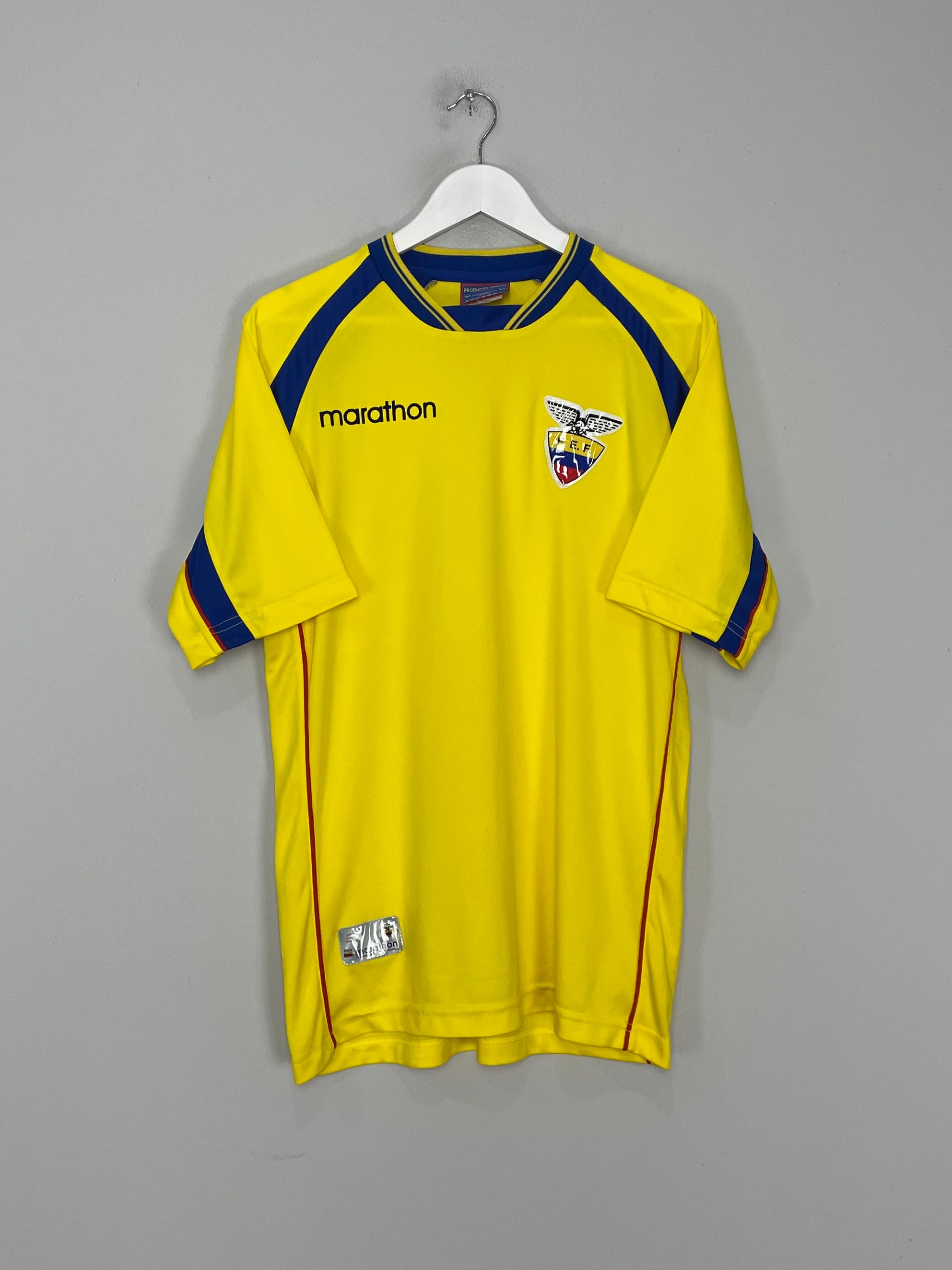 2002/03 ECUADOR HOME SHIRT (L) MARATHON