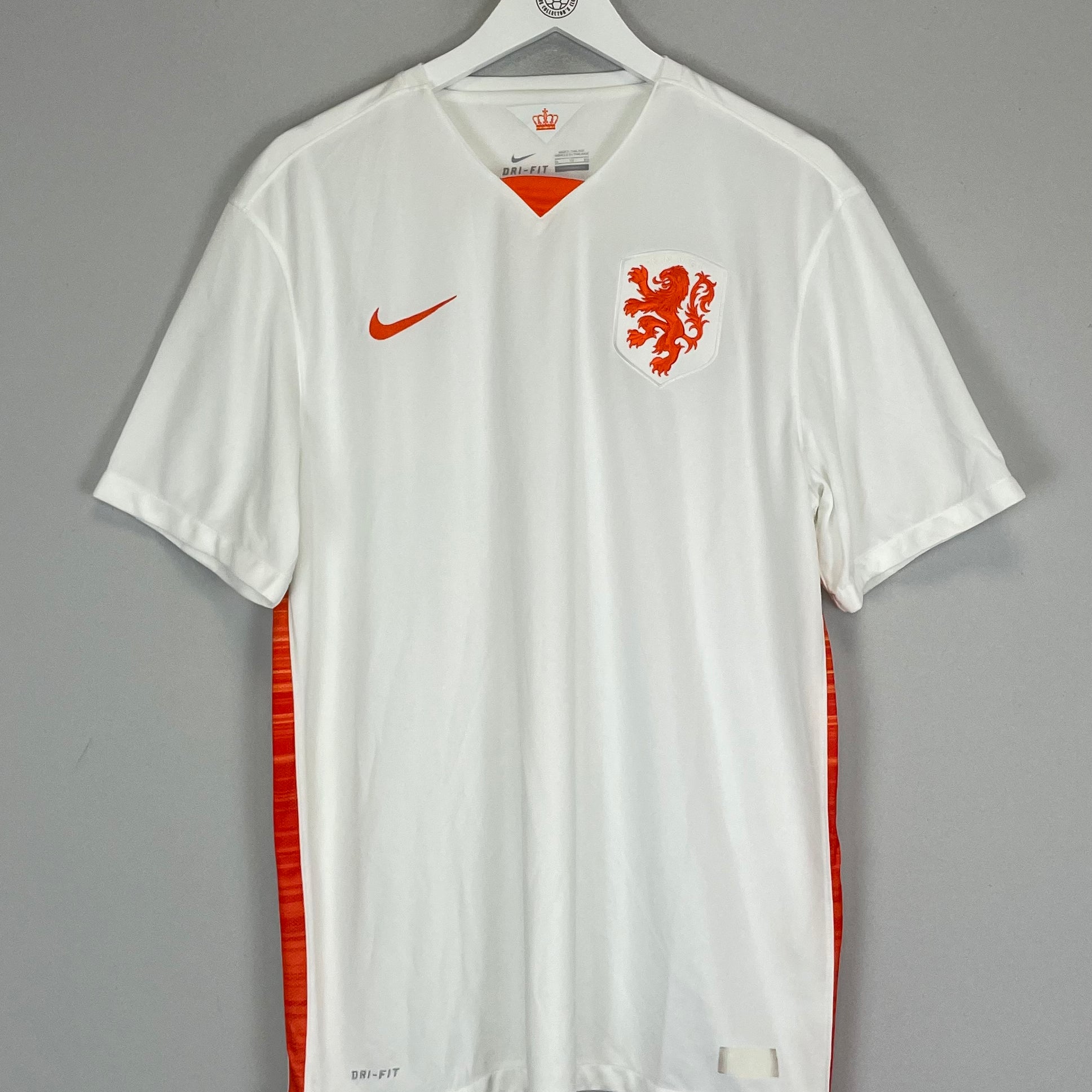 Shop 2015/16 NETHERLANDS AWAY SHIRT (XL) NIKE, classic football shirts, vintage football shirts & retro soccer jerseys at Cult Kits