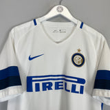 Shop 2016/17 INTER MILAN AWAY SHIRT (L) NIKE, classic football shirts, vintage football shirts & retro soccer jerseys at Cult Kits