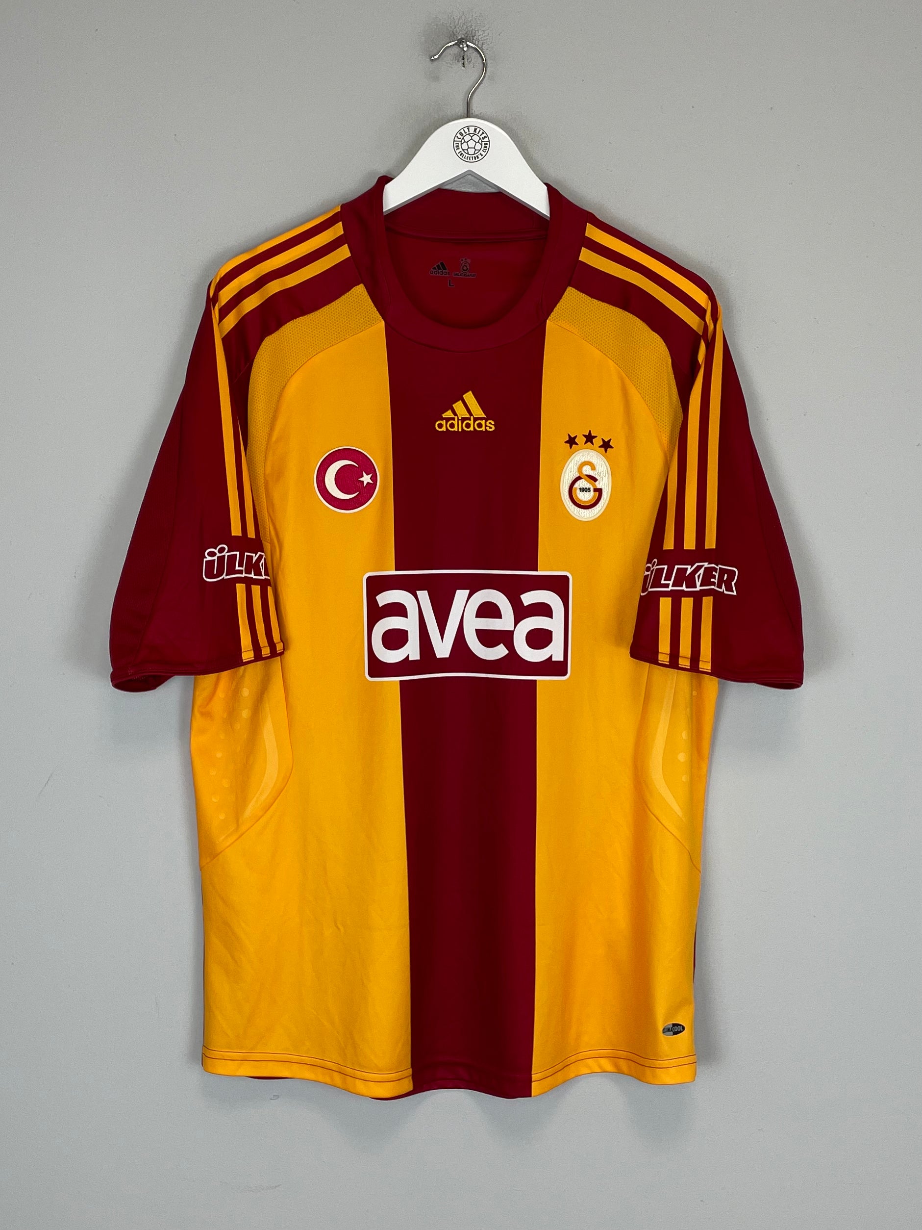 Shop 2008/09 GALATASARAY HOME SHIRT (L) ADIDAS, classic football shirts, vintage football shirts & retro soccer jerseys at Cult Kits