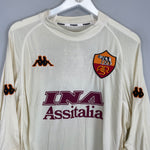 Shop 2000/01 ROMA TOTTI #10 AWAY SHIRT (XL) KAPPA, classic football shirts, vintage football shirts & retro soccer jerseys at Cult Kits