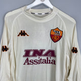 Shop 2000/01 ROMA TOTTI #10 AWAY SHIRT (XL) KAPPA, classic football shirts, vintage football shirts & retro soccer jerseys at Cult Kits