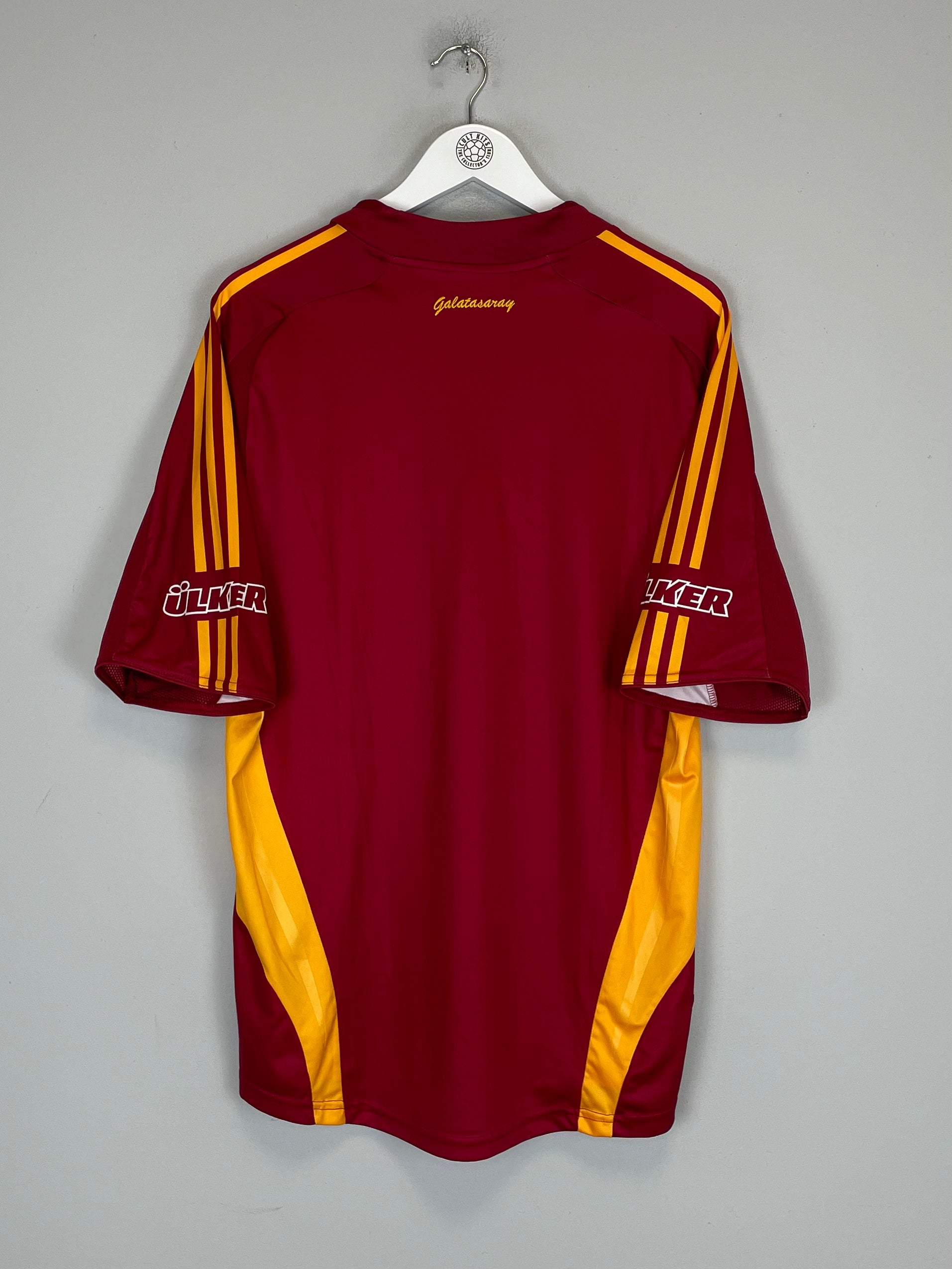 Shop 2008/09 GALATASARAY HOME SHIRT (L) ADIDAS, classic football shirts, vintage football shirts & retro soccer jerseys at Cult Kits