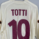 Shop 2000/01 ROMA TOTTI #10 AWAY SHIRT (XL) KAPPA, classic football shirts, vintage football shirts & retro soccer jerseys at Cult Kits