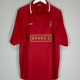 2001/02 WALSALL HOME SHIRT (XXL) BEAVER