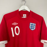 Shop 2010/11 ENGLAND ROONEY #10 AWAY SHIRT (M) UMBRO, classic football shirts, vintage football shirts & retro soccer jerseys at Cult Kits