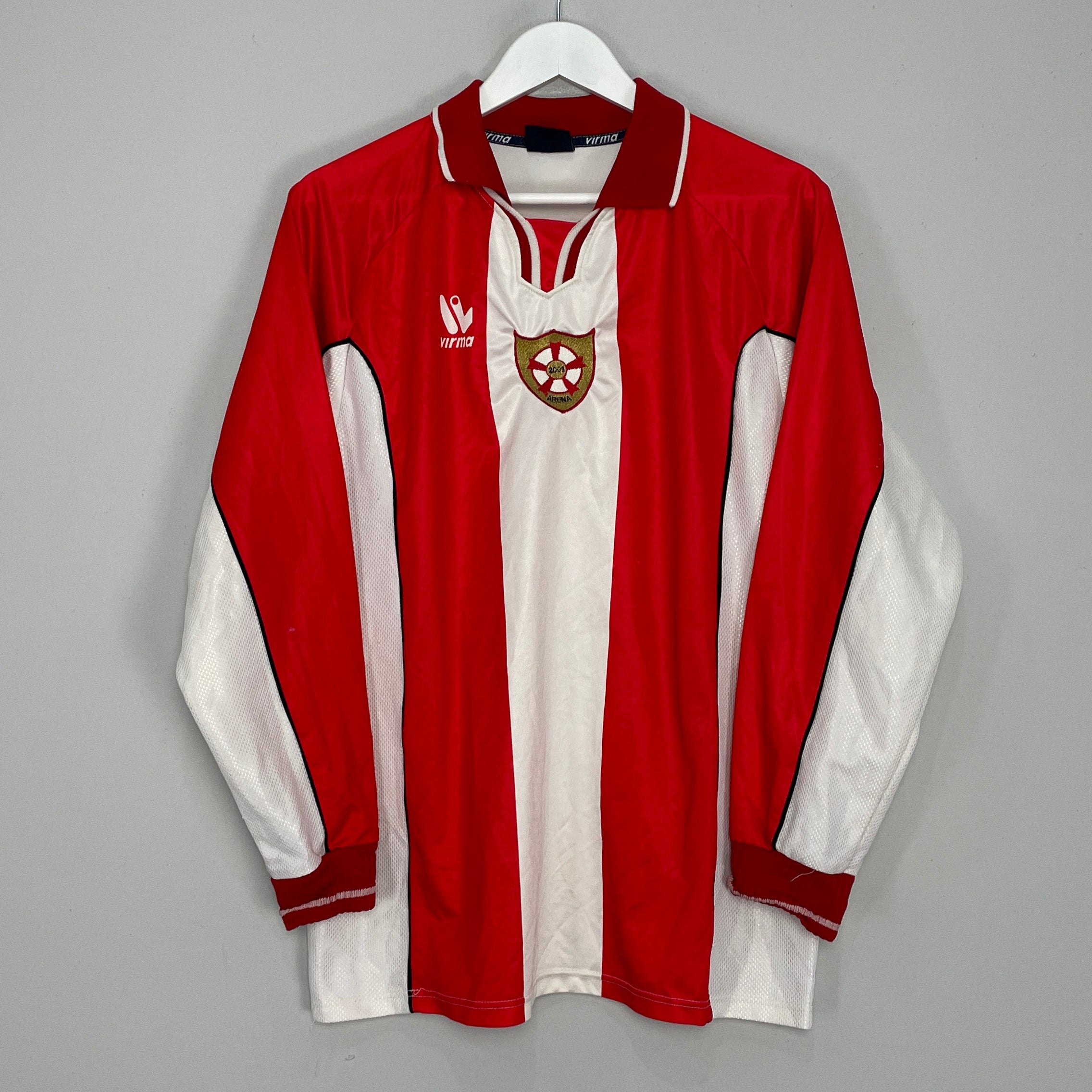 Shop 2001/02 ARENA #11 L/S #11 HOME SHIRT (L) VIRMA, classic football shirts, vintage football shirts & retro soccer jerseys at Cult Kits