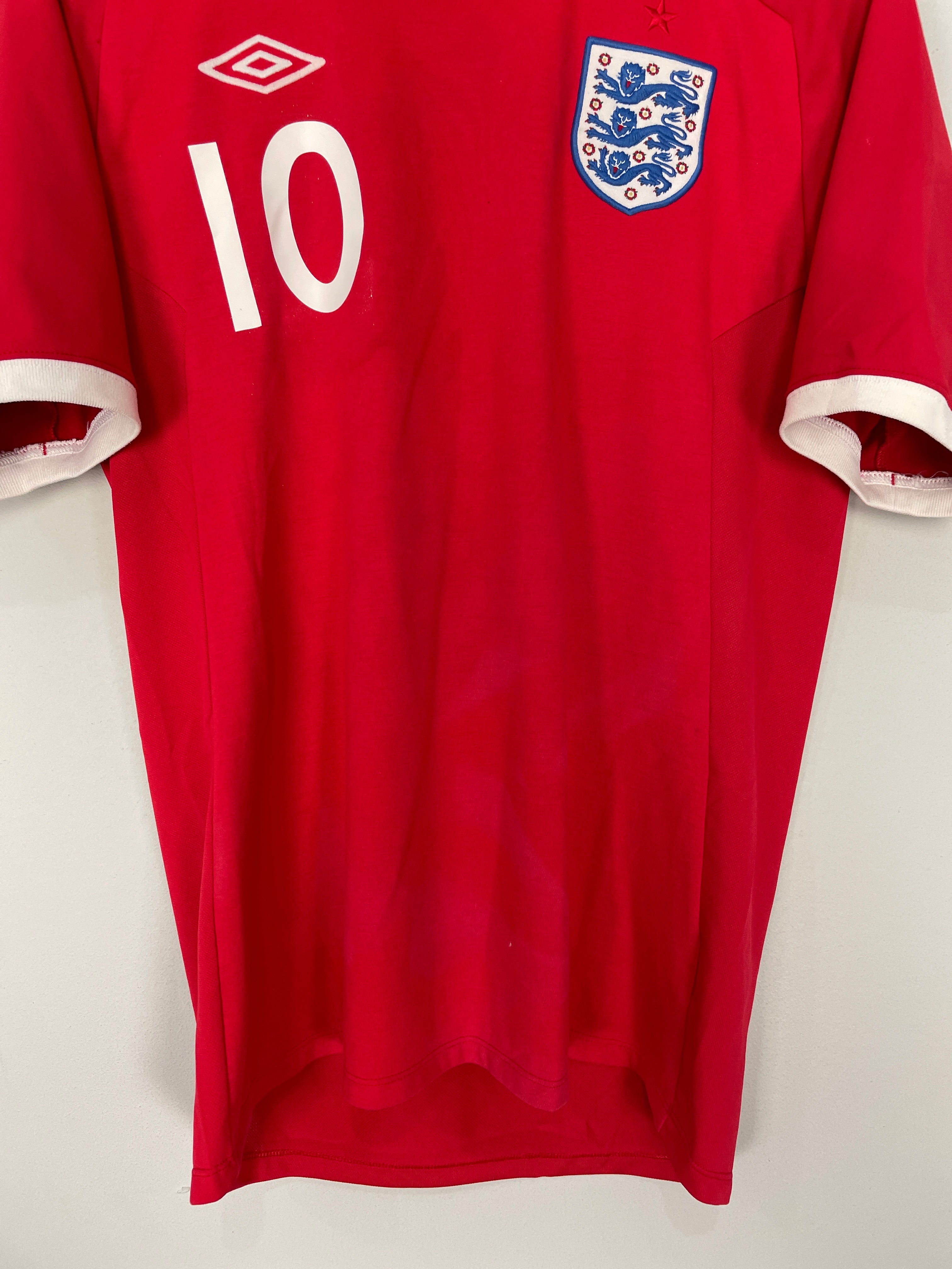 Shop 2010/11 ENGLAND ROONEY #10 AWAY SHIRT (M) UMBRO, classic football shirts, vintage football shirts & retro soccer jerseys at Cult Kits