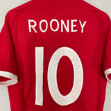 Shop 2010/11 ENGLAND ROONEY #10 AWAY SHIRT (M) UMBRO, classic football shirts, vintage football shirts & retro soccer jerseys at Cult Kits