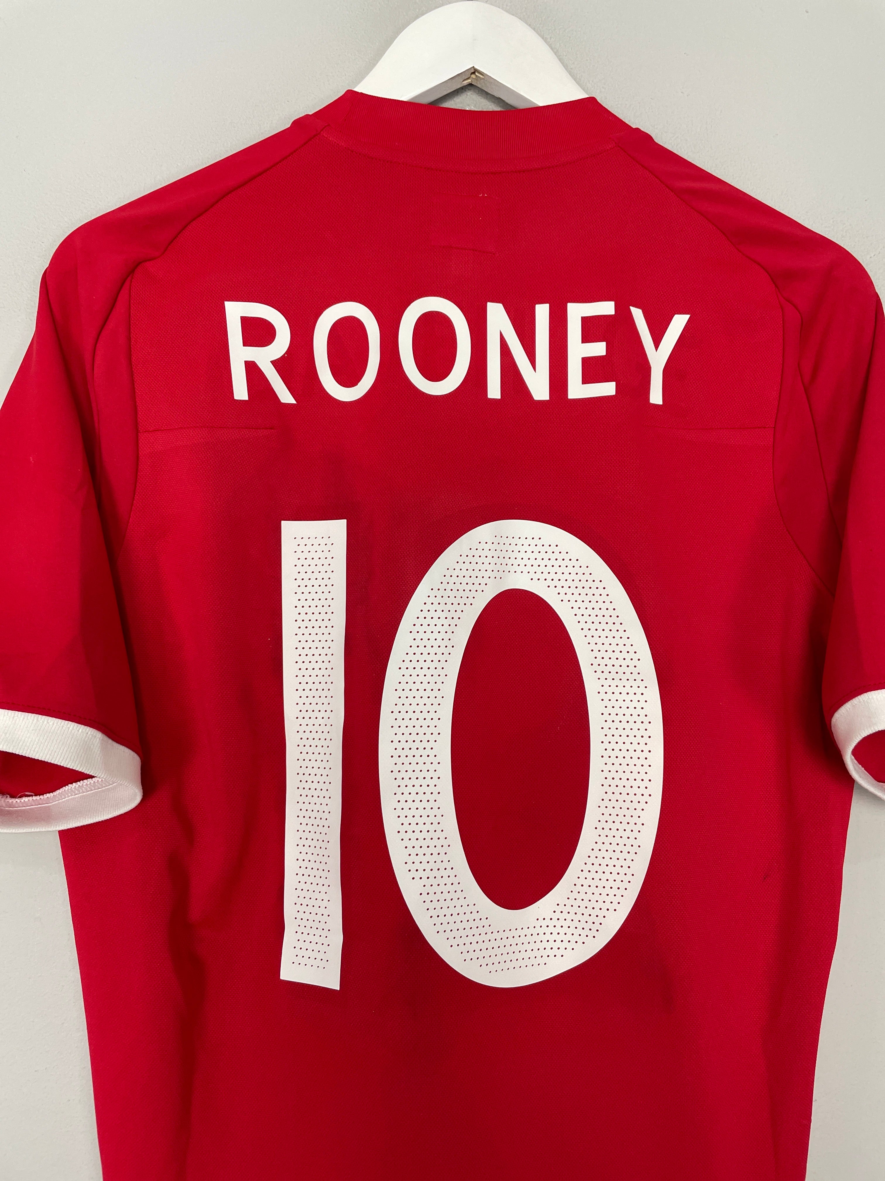 Shop 2010/11 ENGLAND ROONEY #10 AWAY SHIRT (M) UMBRO, classic football shirts, vintage football shirts & retro soccer jerseys at Cult Kits
