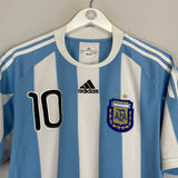 2010/11 ARGENTINA MESSI #10 HOME SHIRT (M) ADIDAS