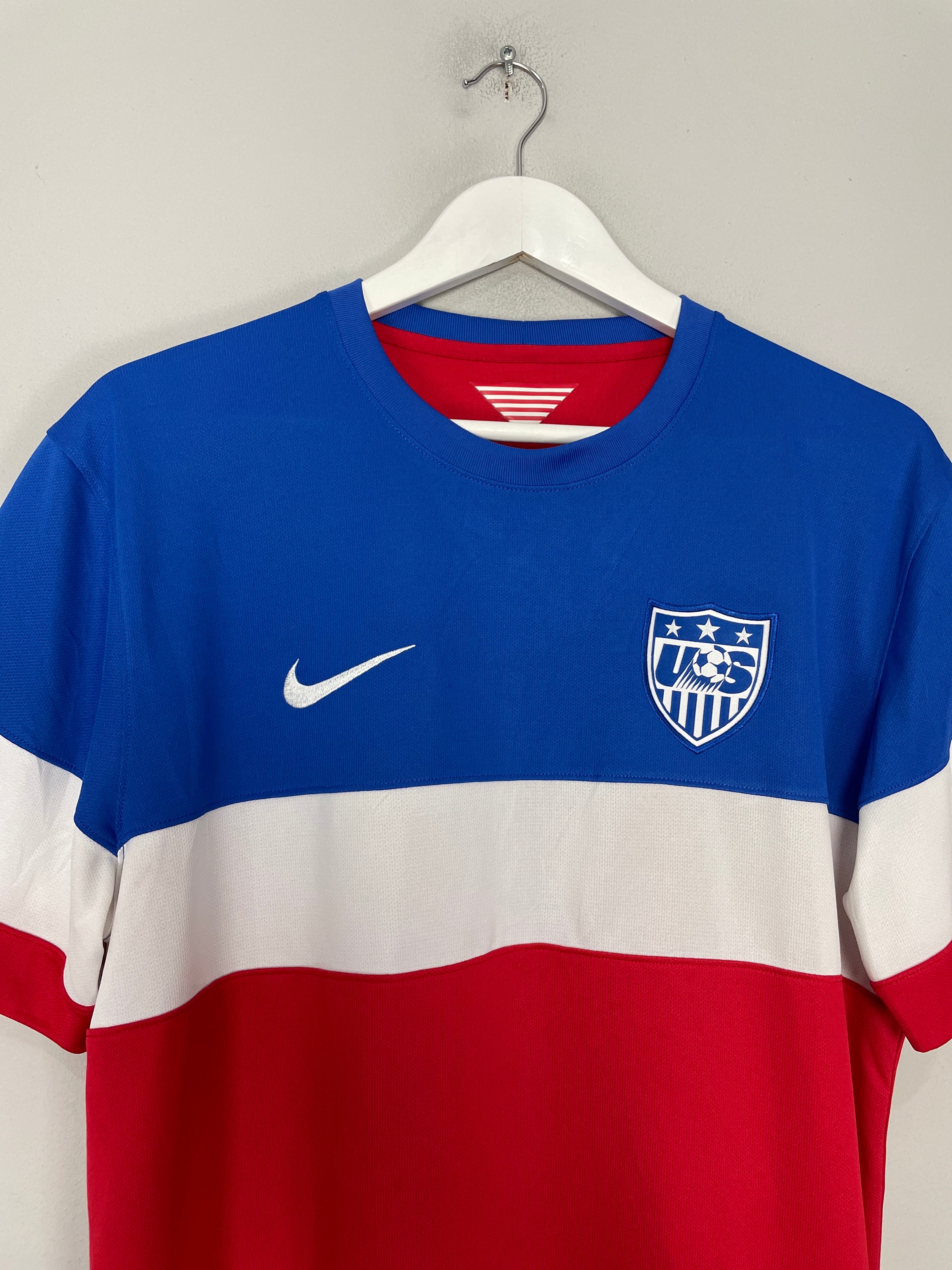 Shop 2014/15 USA AWAY SHIRT (L) NIKE, classic football shirts, vintage football shirts & retro soccer jerseys at Cult Kits