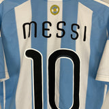 2010/11 ARGENTINA MESSI #10 HOME SHIRT (M) ADIDAS