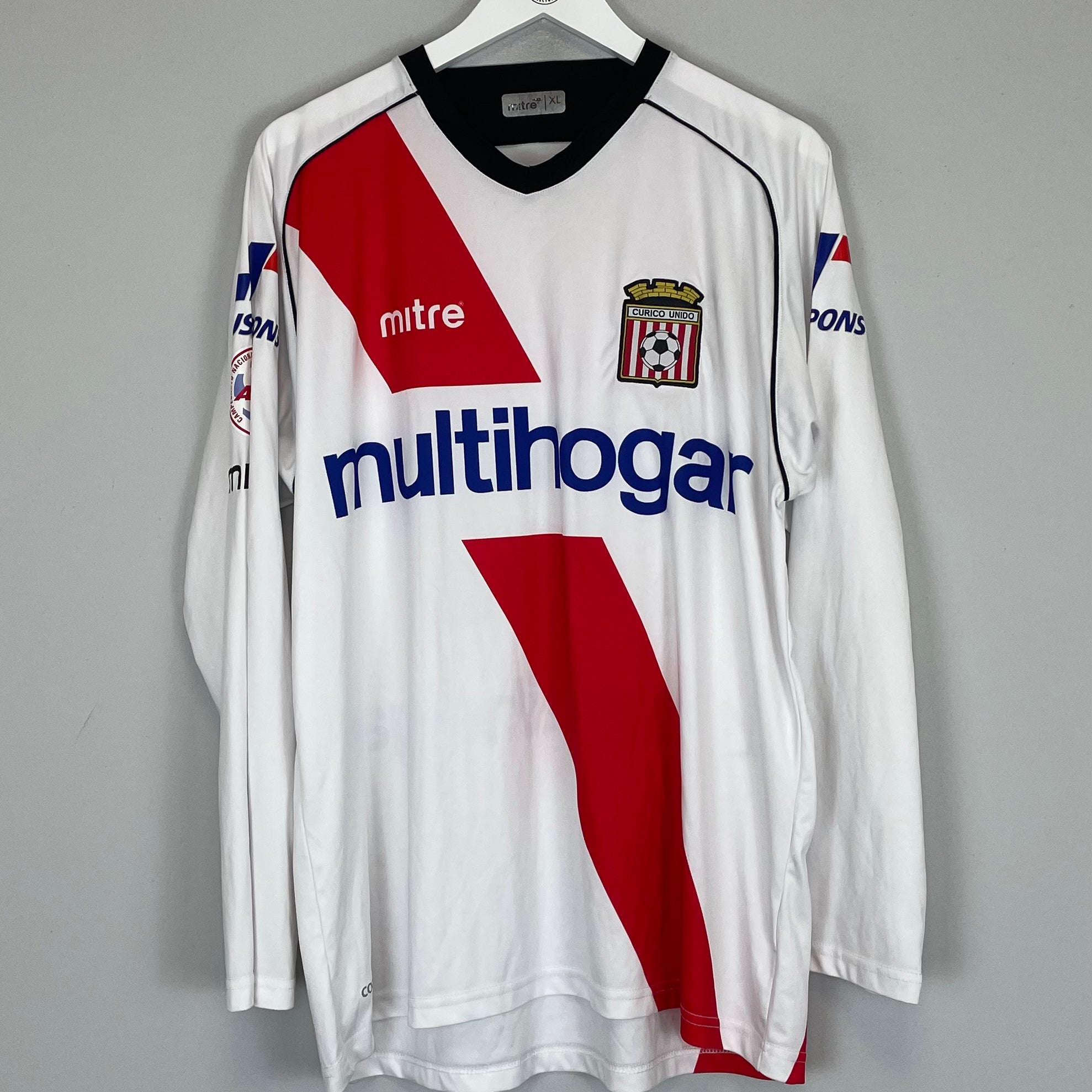 Shop 2010/11 CURICO UNIDO #20 L/S HOME SHIRT (XL) MITRE, classic football shirts, vintage football shirts & retro soccer jerseys at Cult Kits