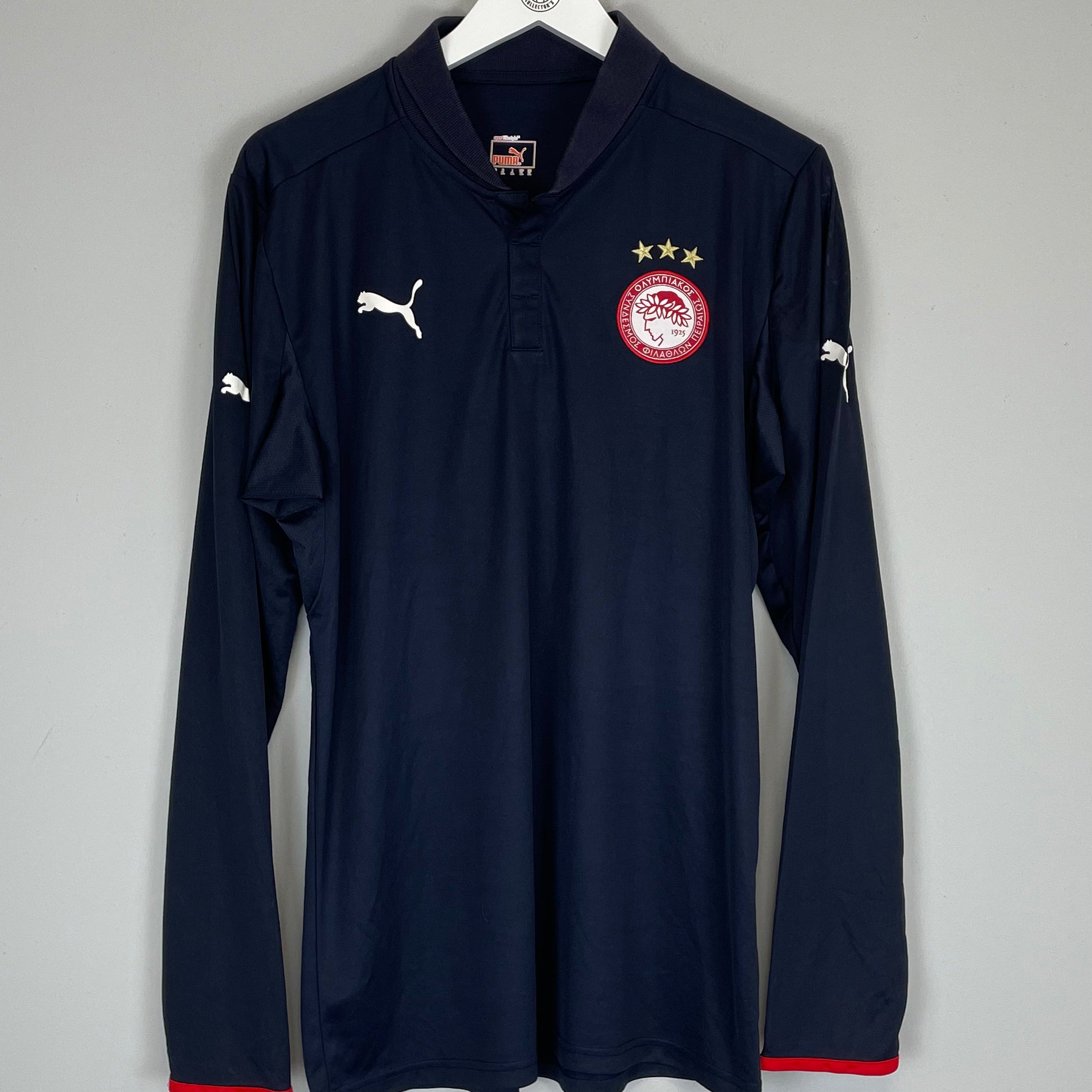 Shop 2012/13 OLYMPIAKOS L/S THIRD SHIRT (XL) PUMA, classic football shirts, vintage football shirts & retro soccer jerseys at Cult Kits