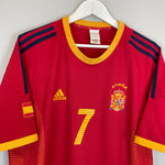 Shop 2002/04 SPAIN RAUL #7 HOME SHIRT (L) ADIDAS, classic football shirts, vintage football shirts & retro soccer jerseys at Cult Kits