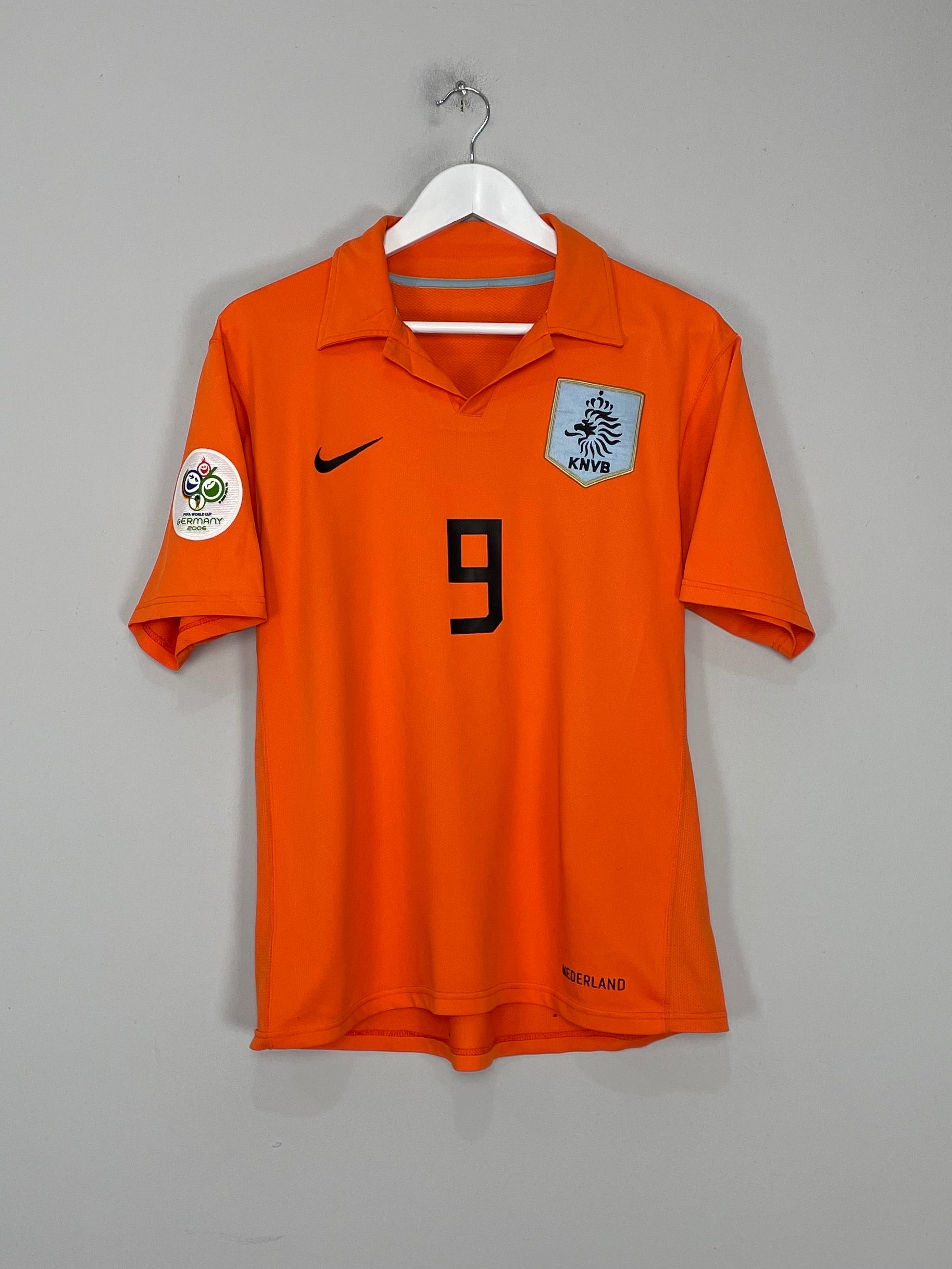 Shop 2006/08 NETHERLANDS V.NISTELROOY #9 HOME SHIRT (S) NIKE, classic football shirts, vintage football shirts & retro soccer jerseys at Cult Kits
