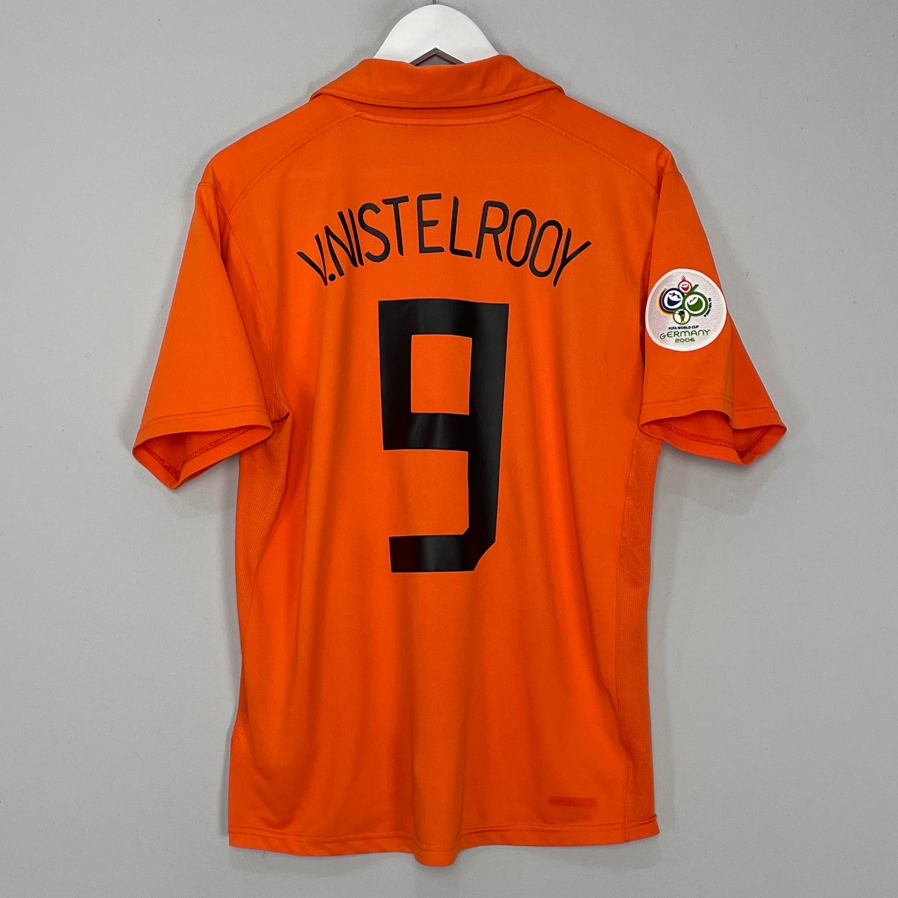 Shop 2006/08 NETHERLANDS V.NISTELROOY #9 HOME SHIRT (S) NIKE, classic football shirts, vintage football shirts & retro soccer jerseys at Cult Kits