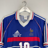 1998/00 FRANCE ZIDANE #10 HOME SHIRT (S) ADIDAS