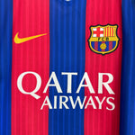 Shop 2016/17 BARCELONA A.INIESTA #8 HOME SHIRT (M) NIKE, classic football shirts, vintage football shirts & retro soccer jerseys at Cult Kits
