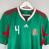 Shop 2010 MEXICO R.MARQUEZ #4 HOME SHIRT (L) ADIDAS, classic football shirts, vintage football shirts & retro soccer jerseys at Cult Kits