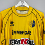 2007/08 MODENA TAMBERINI #23 *MATCH ISSUE + SIGNED* L/S HOME SHIRT (XL) ERREA
