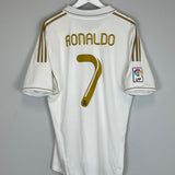 2011/12 REAL MADRID RONALDO #7 HOME SHIRT (XL) ADIDAS