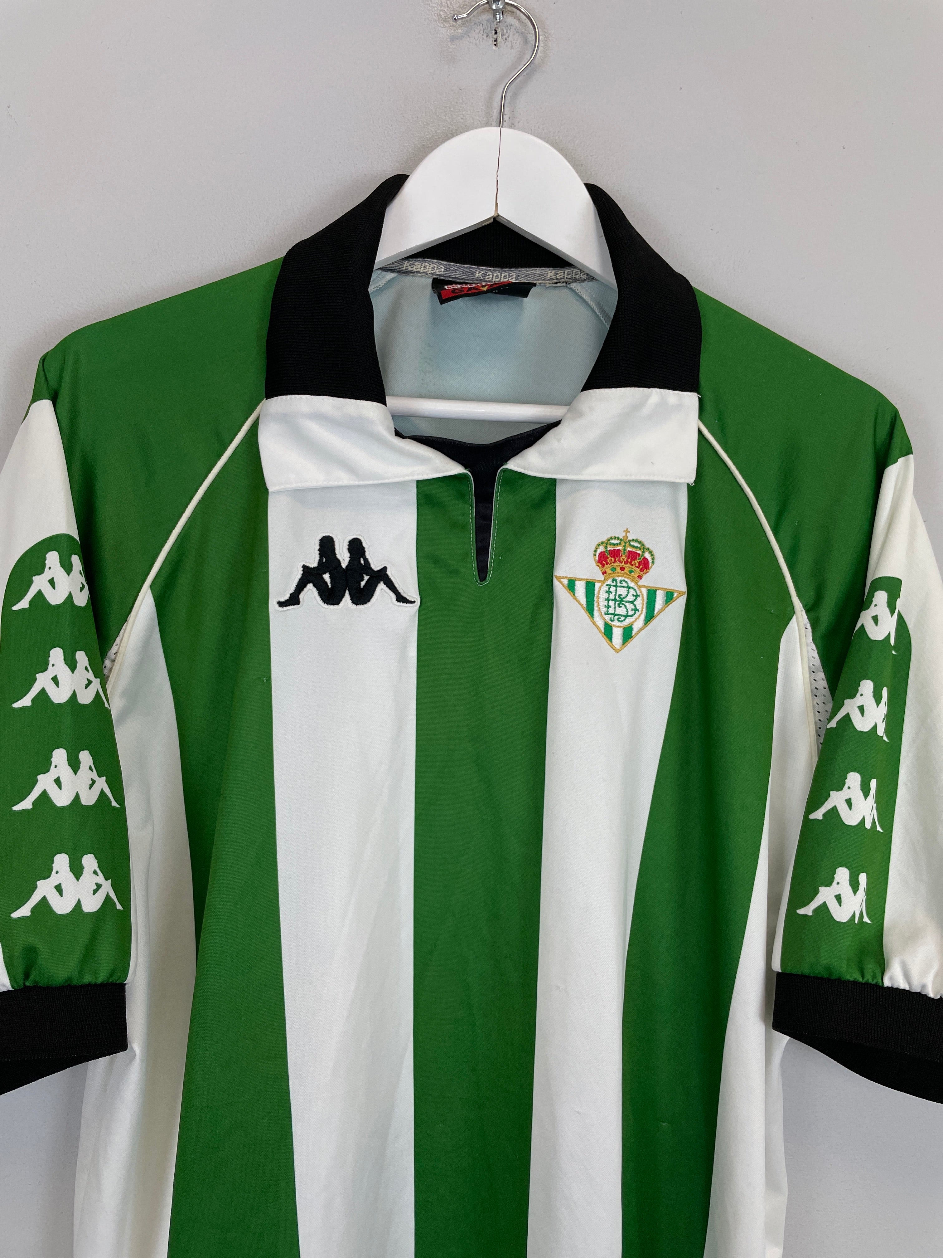 Shop 1997/99 REAL BETIS HOME SHIRT (L) KAPPA, classic football shirts, vintage football shirts & retro soccer jerseys at Cult Kits